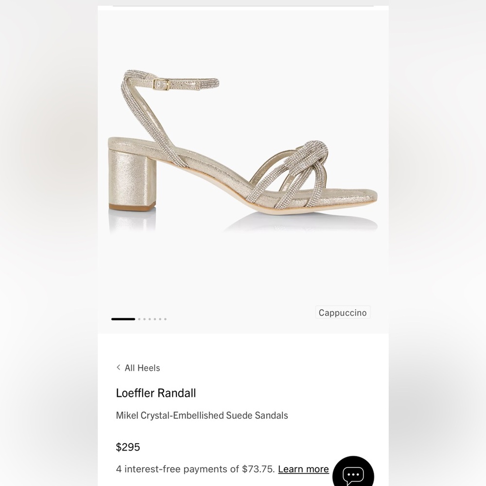 Loeffler Randall

Mikel Crystal-Embellished Suede Sandals